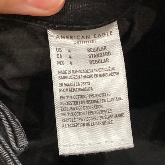 AE BLACK HIGH RISE JEANS - Picture 5 of 6